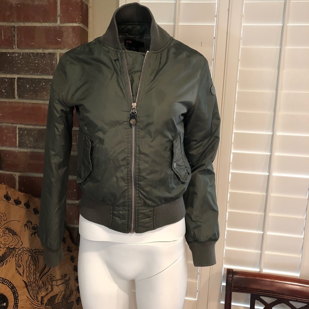 Diesel green bomber flight jacket S alpha industry